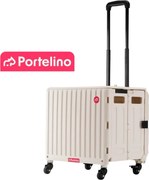 Skladací nákupný vozík PORTELINO béžový