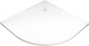 Deante Štvrťkruhová sprchová vanička Silia 90x90 cm, akrylát - KSPA00909B
