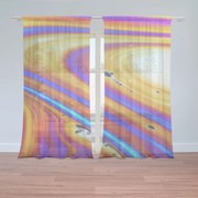 Sablio Záclony Farebná abstrakcia: 2ks 150x250cm