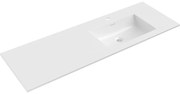 Mexen Otis, umývadlo na zapustenie 141 x 46,5 cm, pravé, biela lesklá, 25181400P
