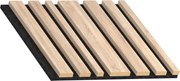 Acoustic Line Akustický obkladový panel, lamelové drevo, 300 × 300 × 28 mm, dub Sonoma