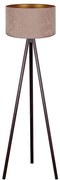 Brilagi - Stojacia lampa VELVET 1xE27/60W/230V wenge/béžová BG0419