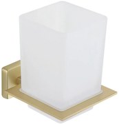 Mexen Arno, pohár na zubné kefky, zlatá matná, 7020738-55