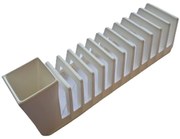 Odkvapkávač na príbory a 12 tanierov biely 10070600