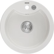 Mexen Diego - drez granitový 48,8x48,8cm, 1-komorový, biela, 6512481000-20