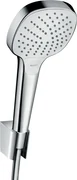 Hansgrohe Croma Select E, sprchový set 110 Vario s hadicou 1250 mm, biela/chrómová, HAN-26425400