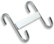 Novaservis - Dvojháčik na vykurovací rebr Metalia Drôtený program chróm, 6001,0