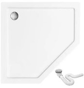 SPRCHOVÁ VANIČKA PIŤUHNÁ DIAMOND WHITE 80X80X5 K8544