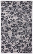 TRHÁK: Kusový koberec Flowers grey, 80x150, šedá, obývacia izba, Alfa Carpets