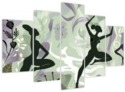 Obraz - Ilustrácie tanečníc (150x105 cm)