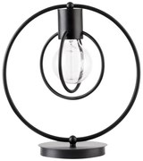 Stolná lampa AURA 1xE27/60W/230V čierna