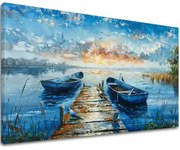 Obraz krajiny na plátne Romantický západ slnka | Akrylové detaily