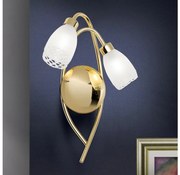 Orion - Nástenné svietidlo CARLA 2xG9/28W/230V zlatá