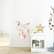 Samolepka na stenu "Zajačik" 44x65cm