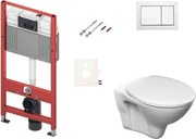 Cenovo zvýhodnený závesný WC set TECE do ľahkých stien / predstenová montáž + WC S-Line S-line Pro SIKOTSD0