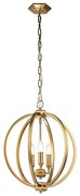 Feiss FE-CORINNE-3P-M-BB - Luster na reťazi CORINNE 3xE14/60W/230V