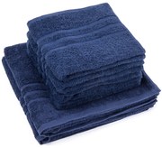 Profod Sada uterákov a osušiek Classic tmavomodrá, 4 ks 50 x 100 cm, 2 ks 70 x 140 cm, 4 ks 50 x 100 cm, 2 ks 70 x 140 cm
