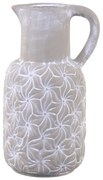Cementový antik dekoračný džbán s kvetmi Colmar - 16*14*30cm