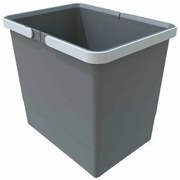 Elletipi Plastový kôš s rukoväťami 15 l, sivá , 15 l
