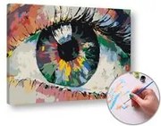 Maľovanie podľa čísel FAREBNÉ OKO – nízka náročnosť