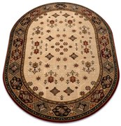 Koberec OMEGA TAROS terakota / červený ovál