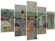 Obraz - Jean-Louis Forain, The Races at Longchamp, reprodukcia (150x105 cm)