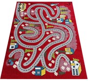 Detský koberec Color Kids 02 červený
