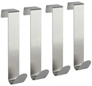 Vešiak na dvere 22x120 mm z nehrdzavejúcej ocele 4 ks