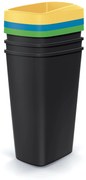 Odpadkový kôš COMPACTA Q DROP SET, 3x45l