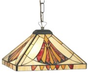 Tiffany luster do spálne Ø36 GEO