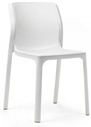 BIT záhradná stolička bez podrúčok bianco