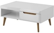 Konferenčný stolík NORDI NL107 biela