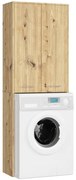 Kúpeľňová skrinka nad práčku FIN 180 2D dub artisan