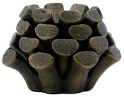 House Doctor Kovový svietnik Pine Cone Antique Brass