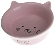 Keramická miska okrúhla Cat, ružová