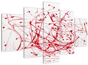 Obraz technikou Drippingu (150x105 cm)