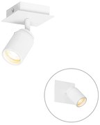 Moderné kúpeľňové bodové svetlo biele štvorcové IP44 - Ducha