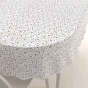 Biante Bavlnený oválny obrus Sandra SA-004 Fialové ružičky 100x140 cm