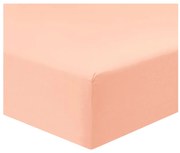 Posteľná plachta jersey lososová TiaHome - 60x120cm