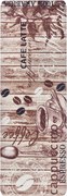 Hnedý kuchynský behúň Hanse Home Delicious Coffee, 67 x 180 cm