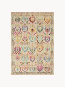 Koberec's nízkym vlasom's ornamentom Kashan