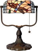 Stolná lampa Tiffany - 27 * 20 * 36 cm 1x E27