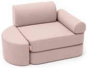 MeowBaby® Outzy detské kreslo/pohovka, rosy-dune-pink
