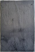 Koberec Puffy 060 Dark Grey – sivý obdĺžnik z Polyester Fur Rozmer: 40x60 cm