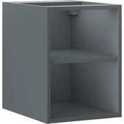 Mexen Box-A, otvorená skrinka s policou 35 cm, grafitová matná, 91AX2-0350-470-0-66