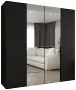 Skriňa Alicante II 200 čierna