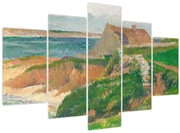 Obraz - Henri Moret, The Island of Raguenez, Brittany, reprodukcia (150x105 cm)