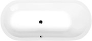 Polysan Polysan, ASTRA O oválna vaňa 165x75x48cm, biela, 35611