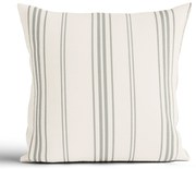 Bavlnená obliečka na vankúš Natural 40 × 40 cm- Prúžky zelené