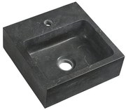 Sapho - Závesné umývadlo BLOK 30x30 cm antracit